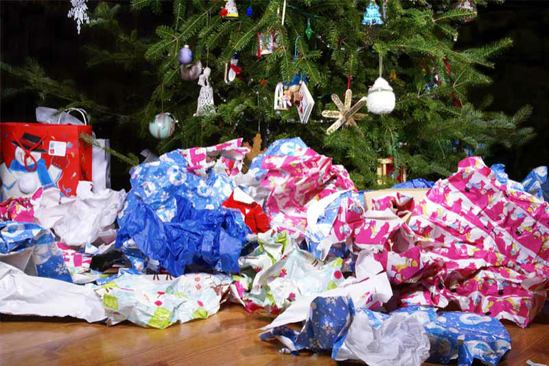 How much waste does the festive season create?
