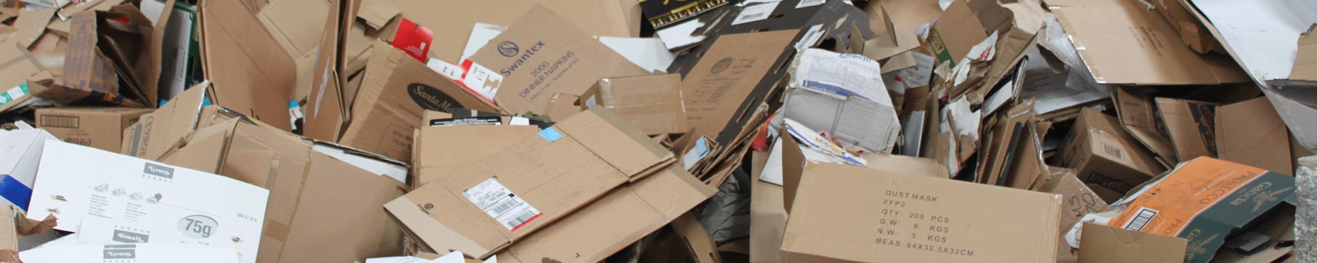 phs wastekit massive pile of cardboard waste