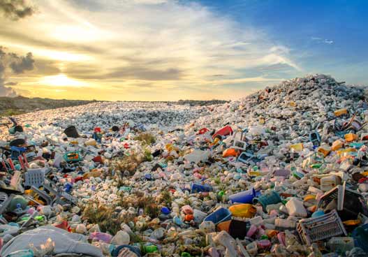 largest plastic waste land fill in the world