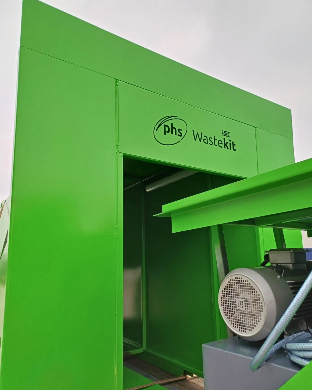 large waste management machine