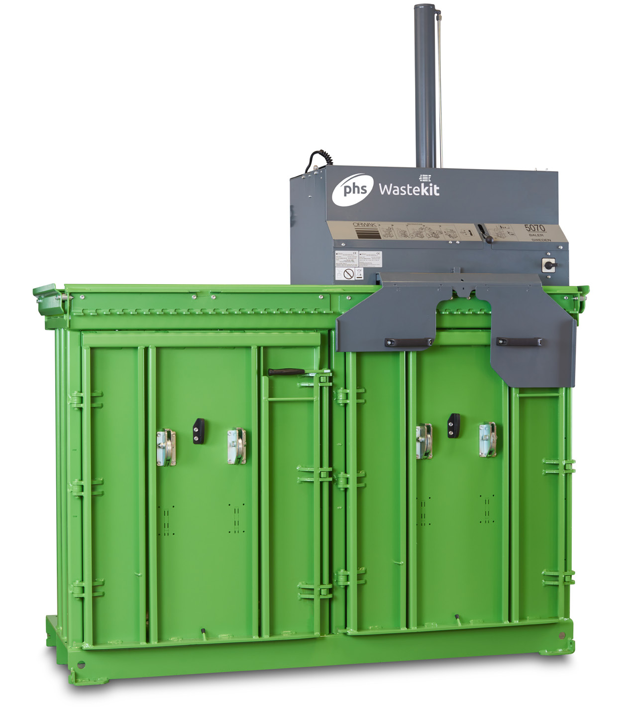 phs wastekit v-press 825 pro vertical cardboard baler