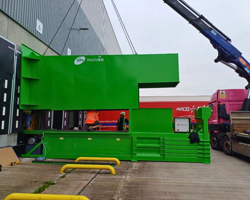 large waste management machine