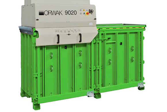 Compactor Being Serviced